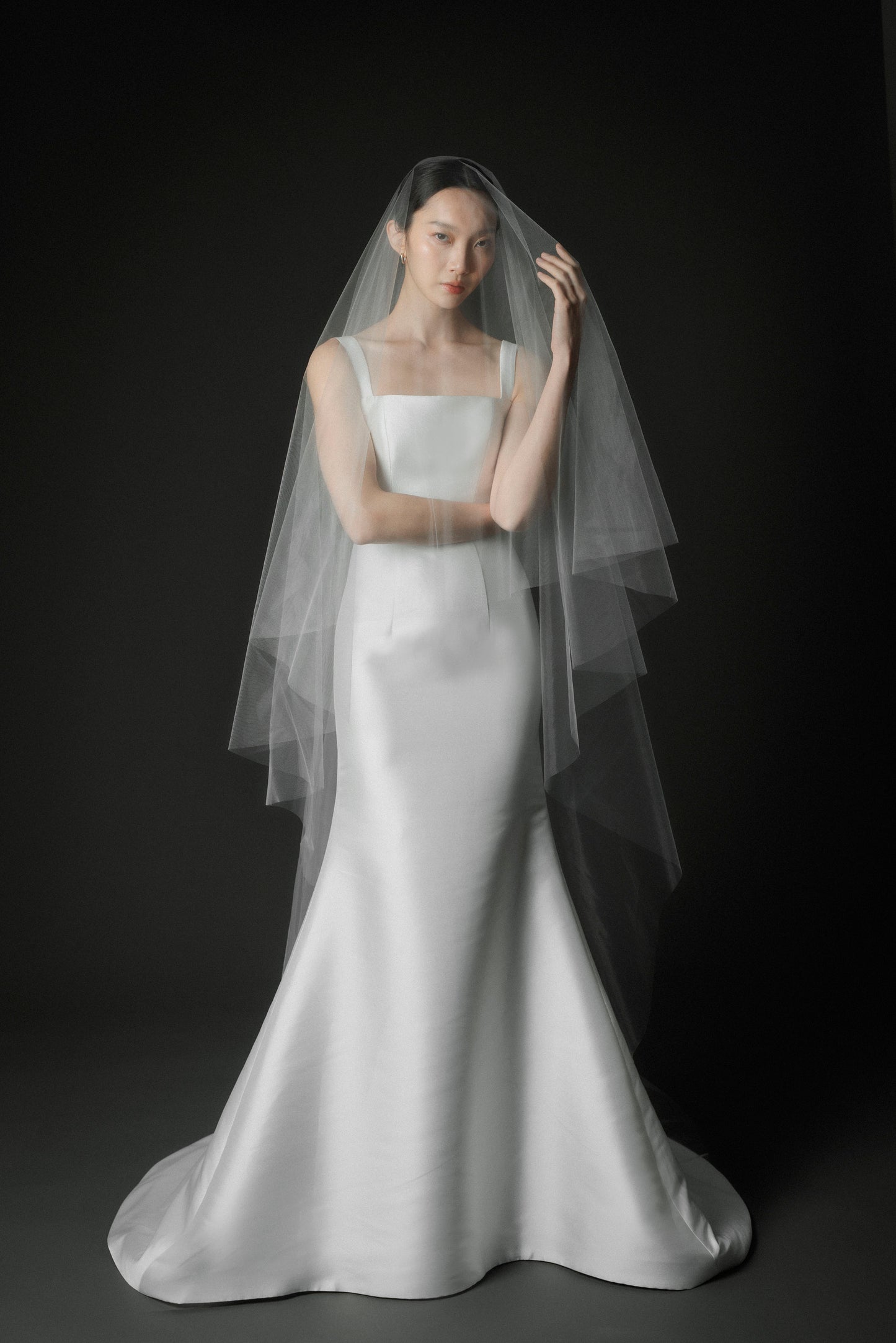 Drop Veil - Chapel length 300 (in stock)