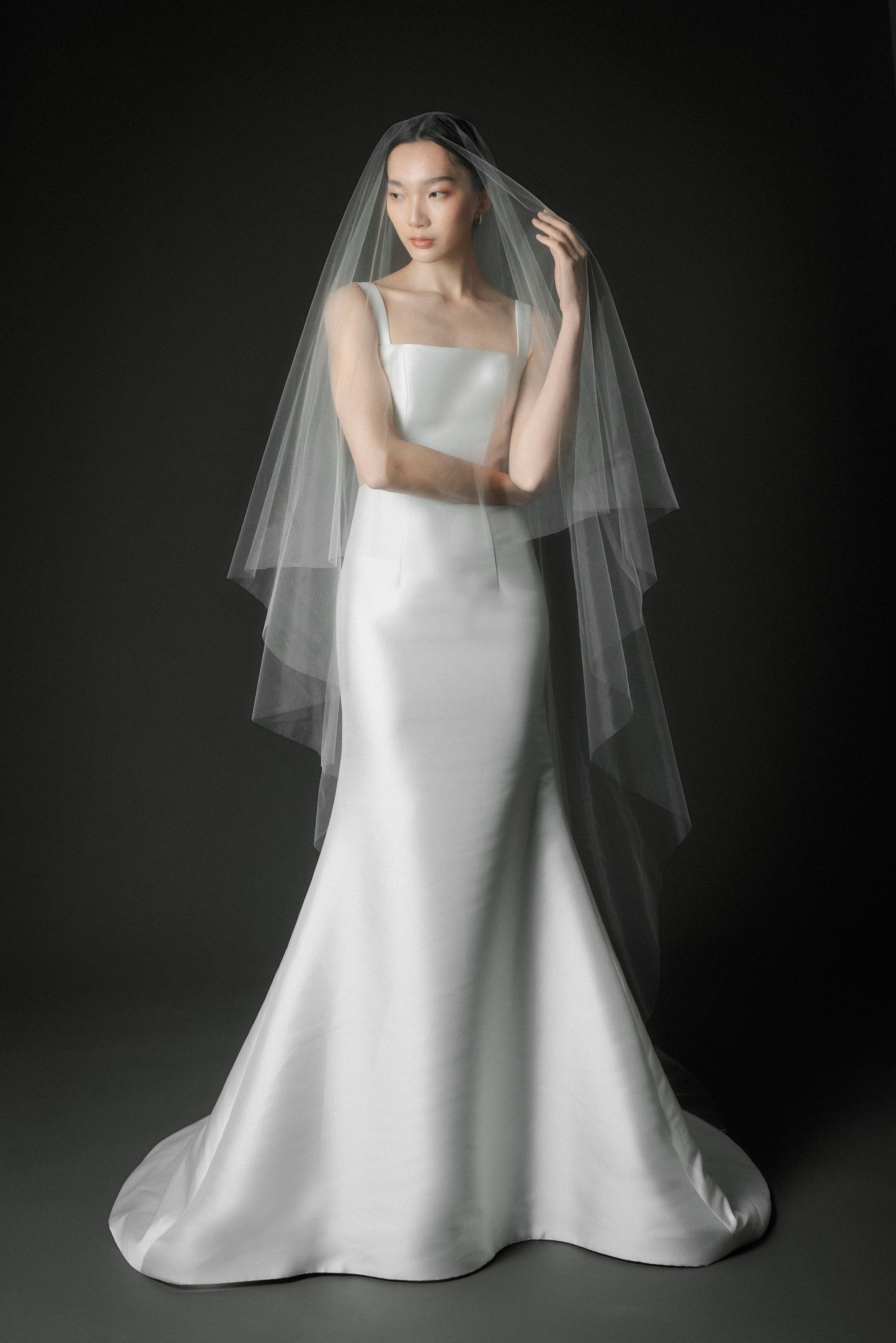 Drop Veil - Chapel length 300 (in stock)