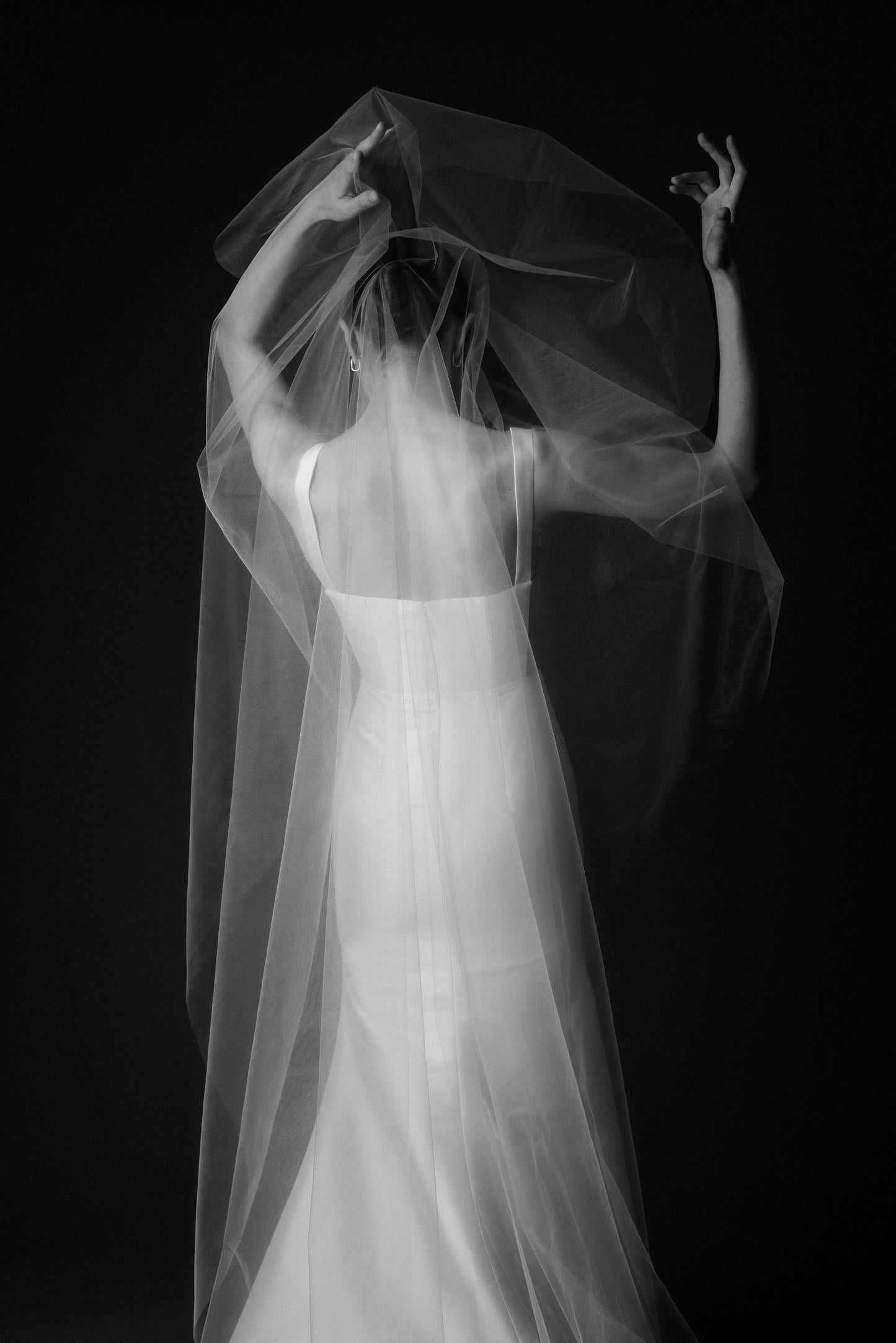 Drop Veil - Cathedral length 350 (in stock)
