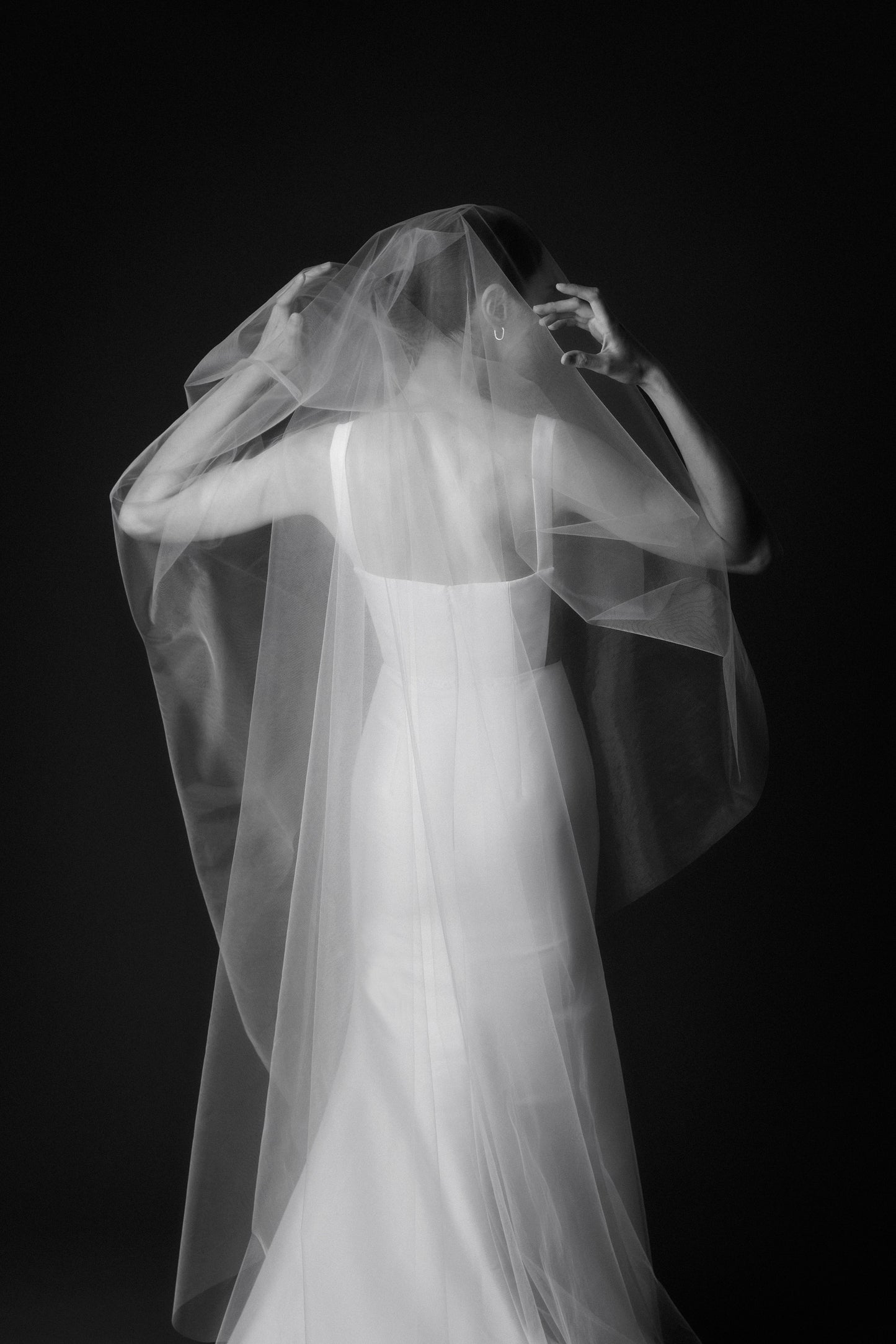 Drop Veil - Cathedral length 350 (in stock)