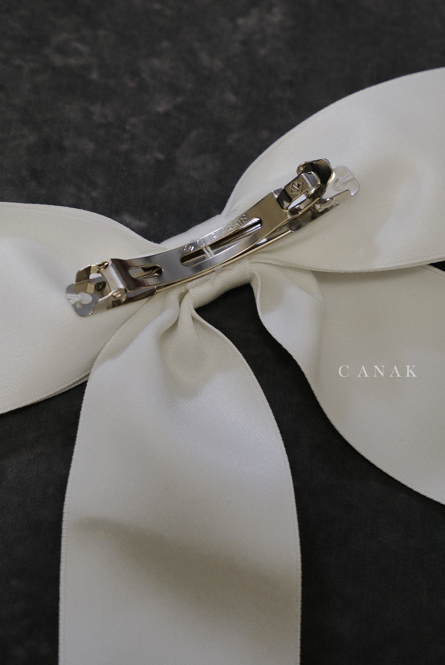 Floral Bow Hair Clip