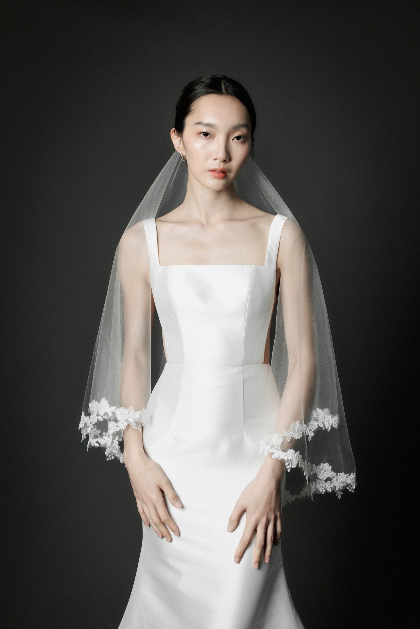 Ophelia Cord Lace Veil