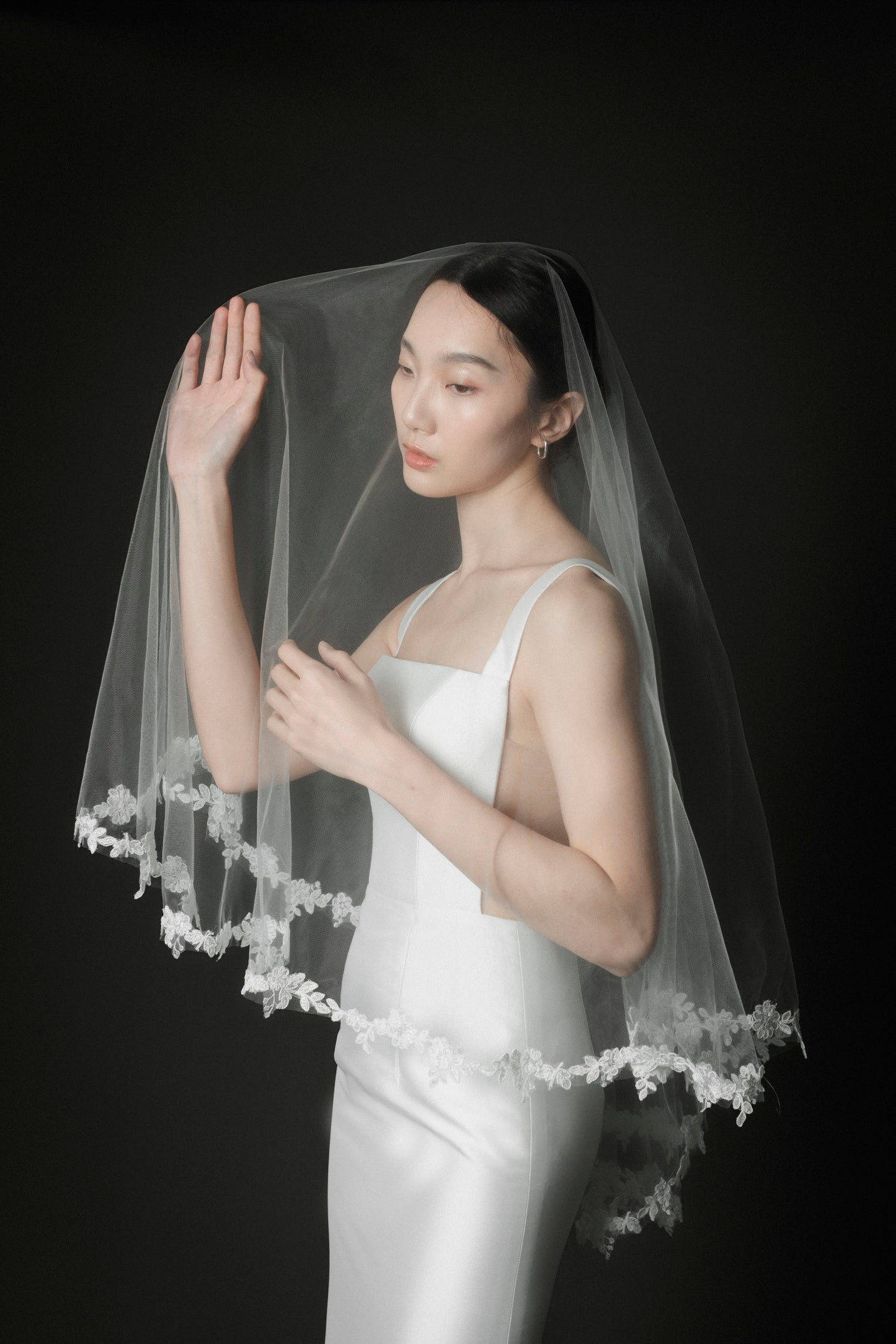 Ophelia Cord Lace Veil