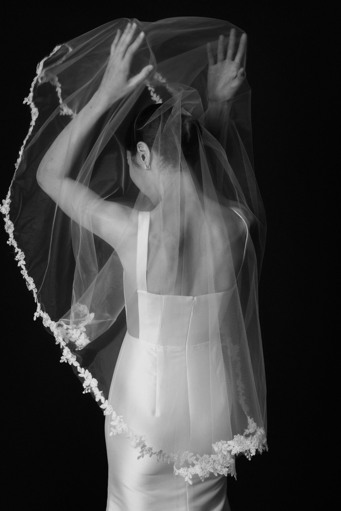 Ophelia Cord Lace Veil