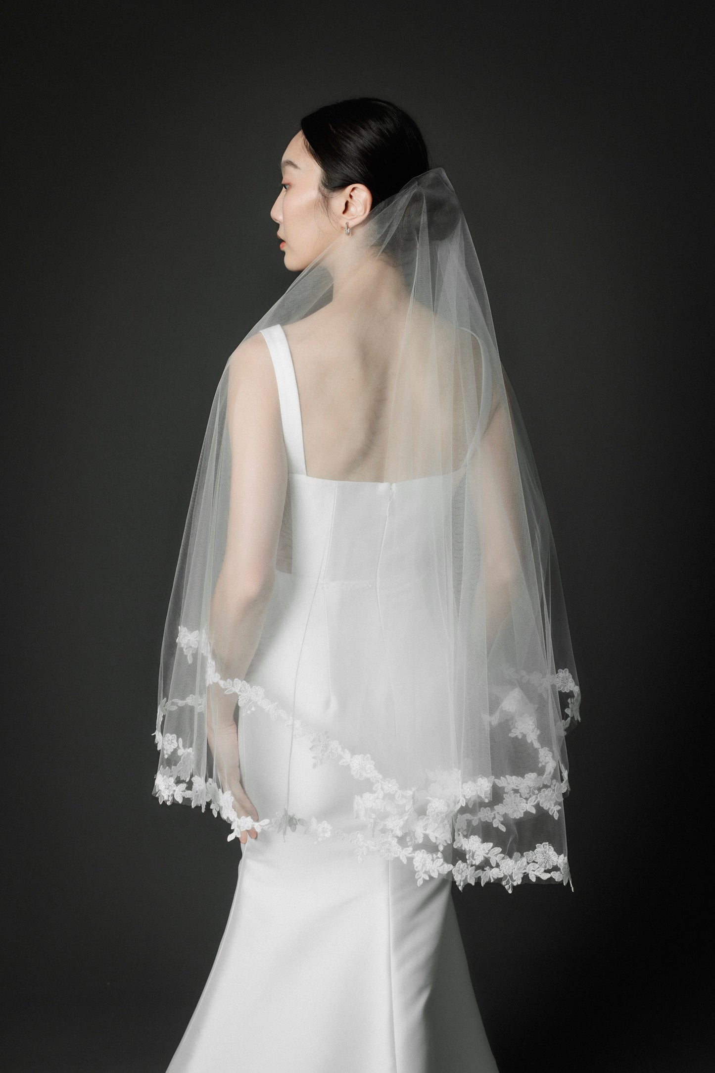 Ophelia Cord Lace Veil