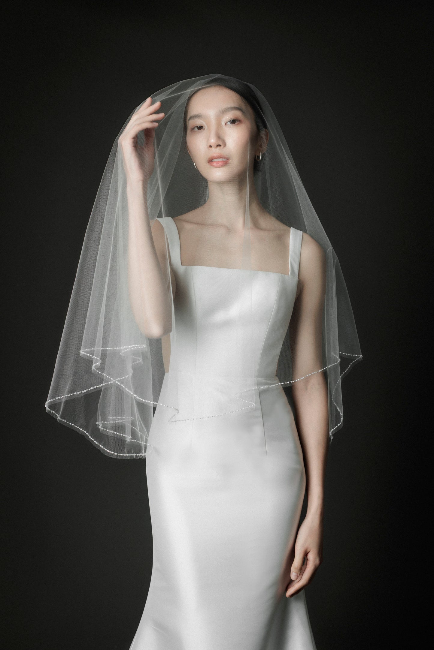 Tiny Beaded Veil