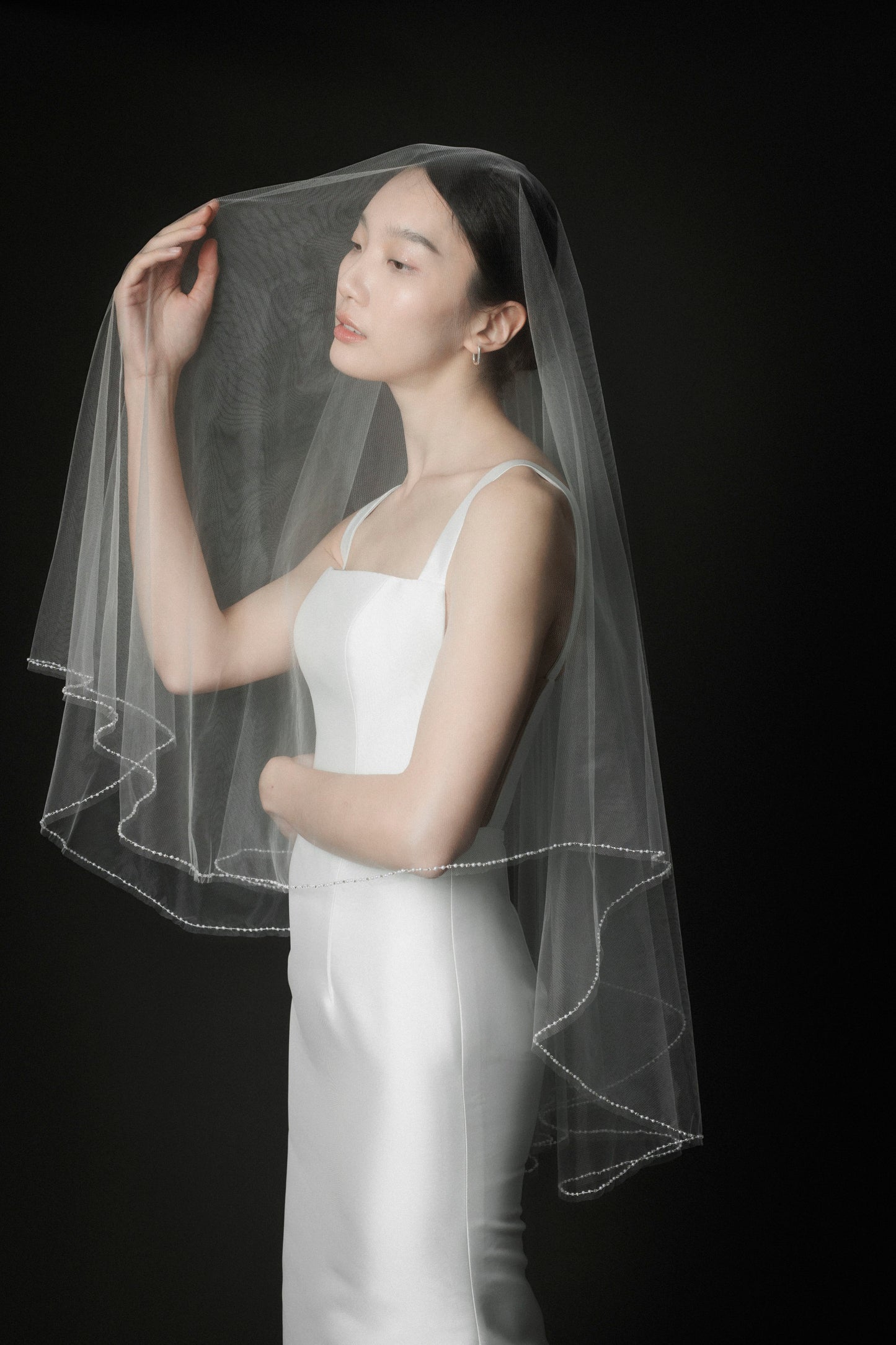 Tiny Beaded Veil