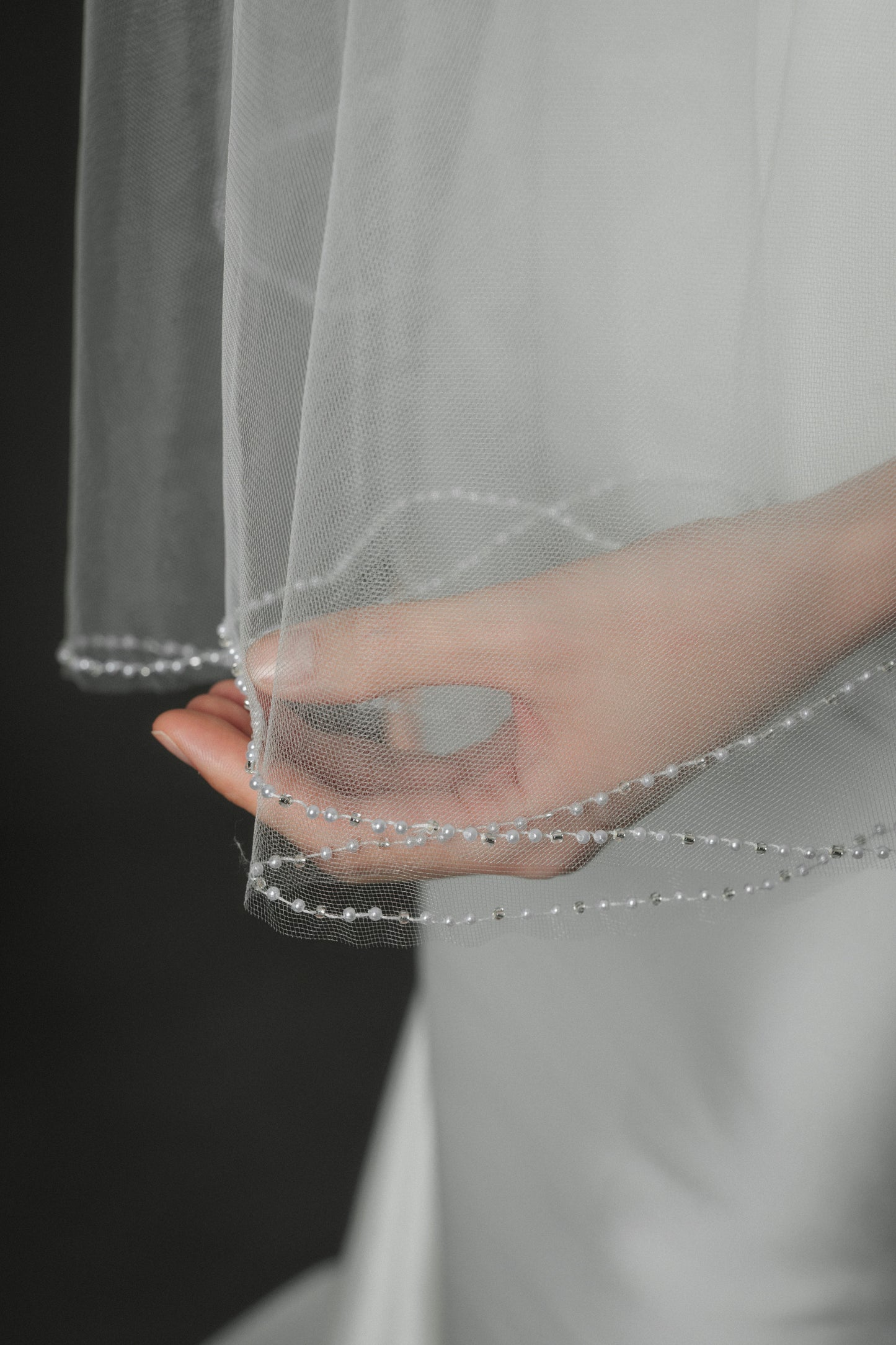 Tiny Beaded Veil
