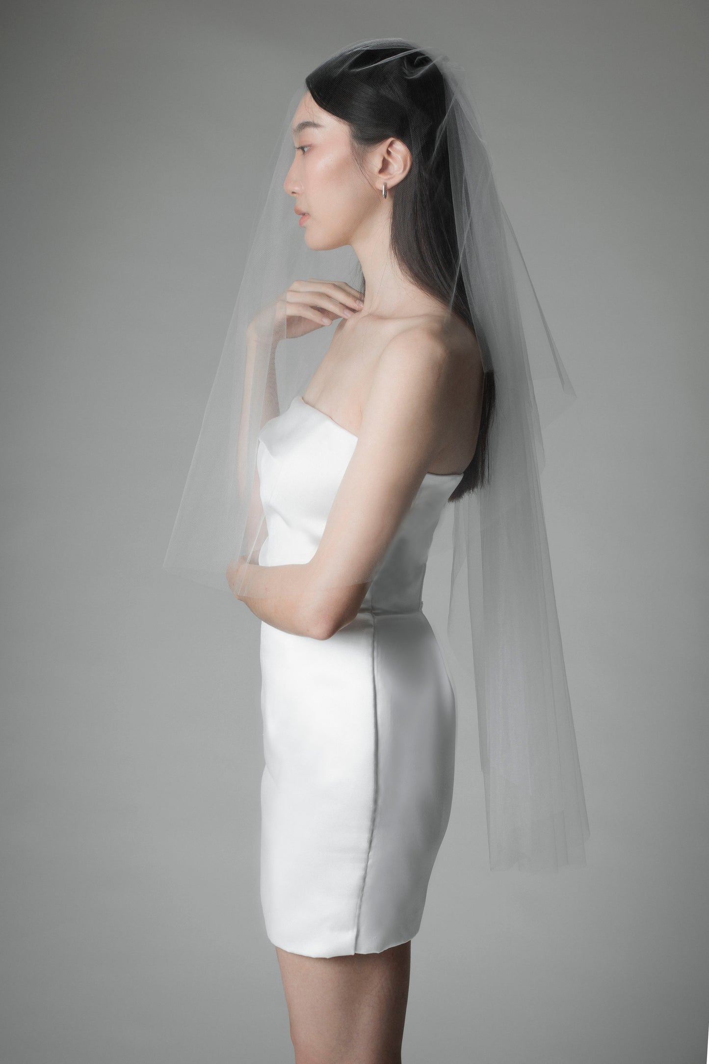Gathered veil