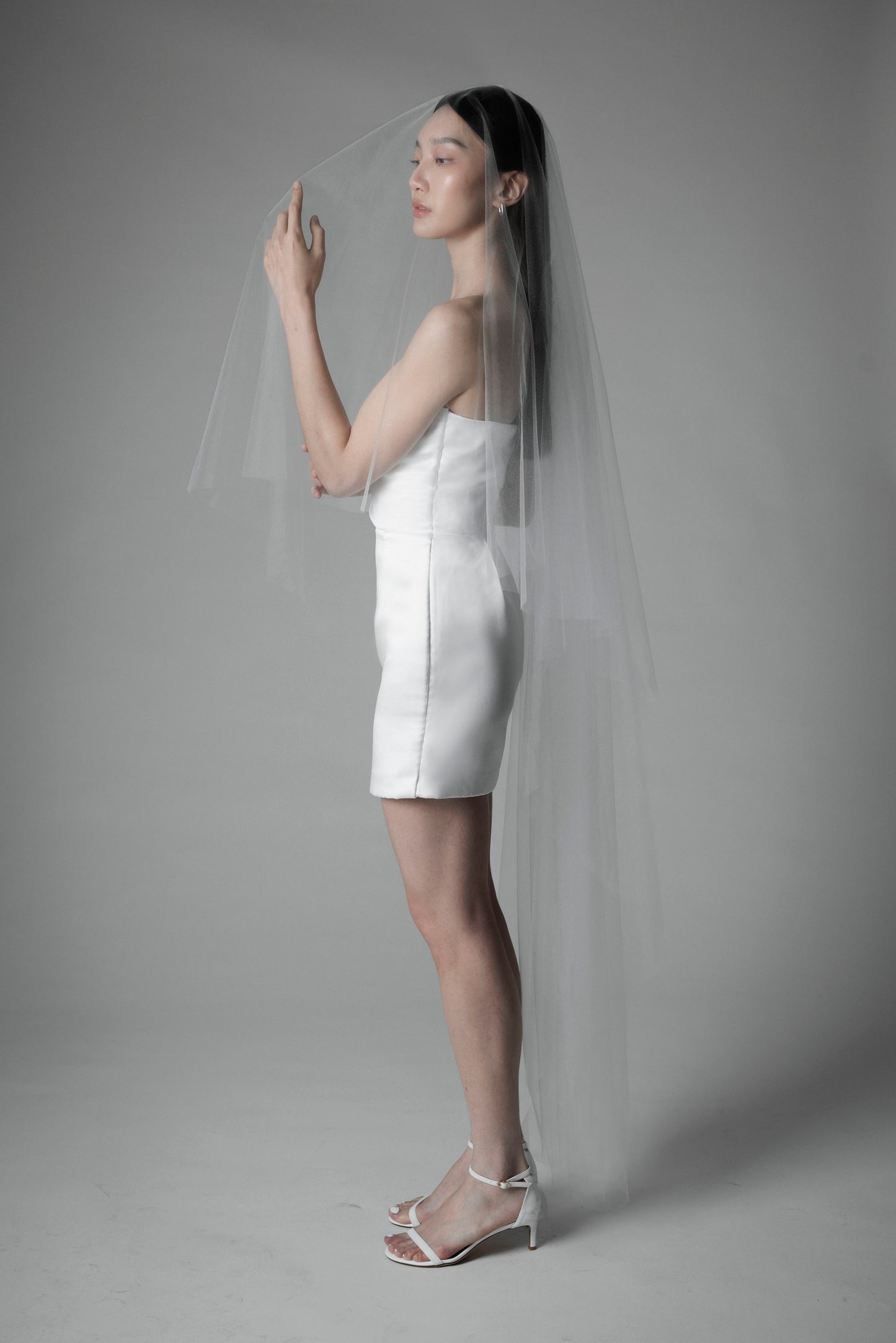 Drop Veil - Floor length 240 (in stock)