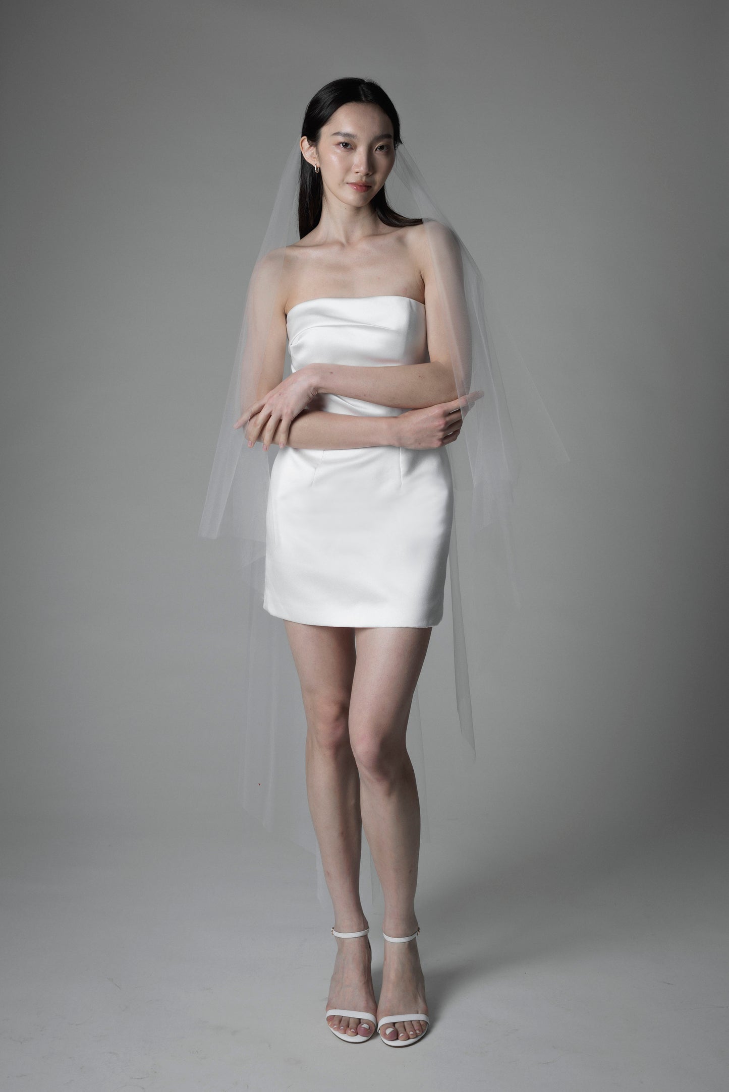 Drop Veil - Floor length 240 (in stock)