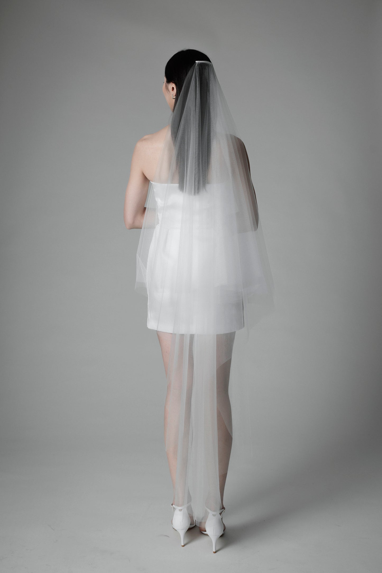 Drop Veil - Floor length 240 (in stock)