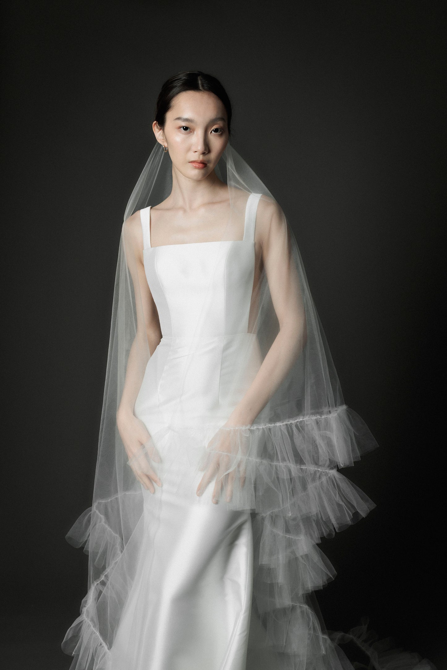 Frill Tulle Illusion Veil
