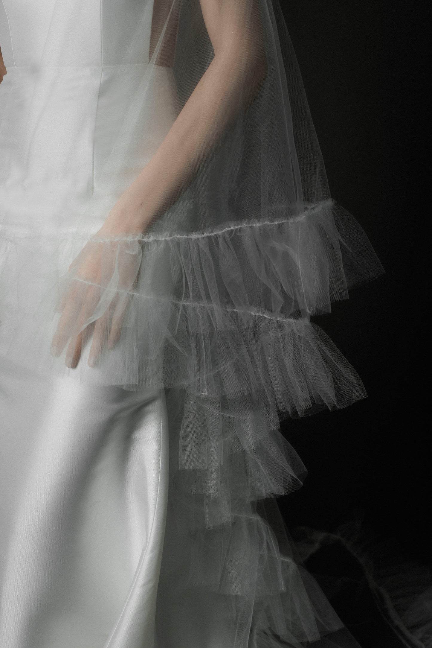 Frill Tulle Illusion Veil
