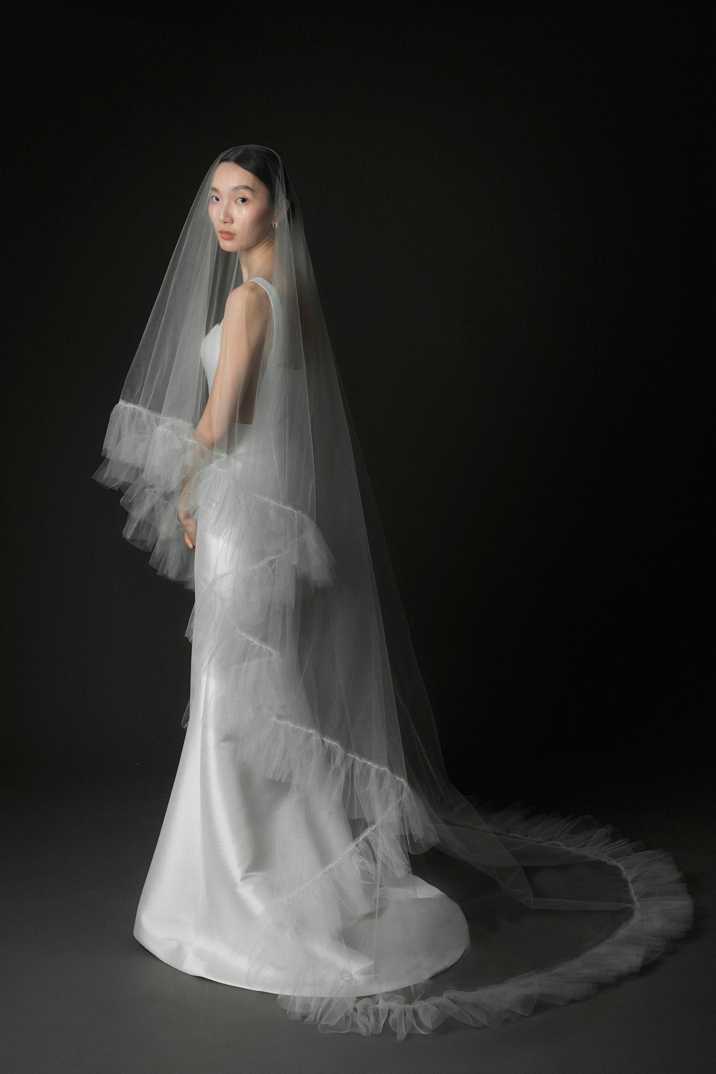 Frill Tulle Illusion Veil