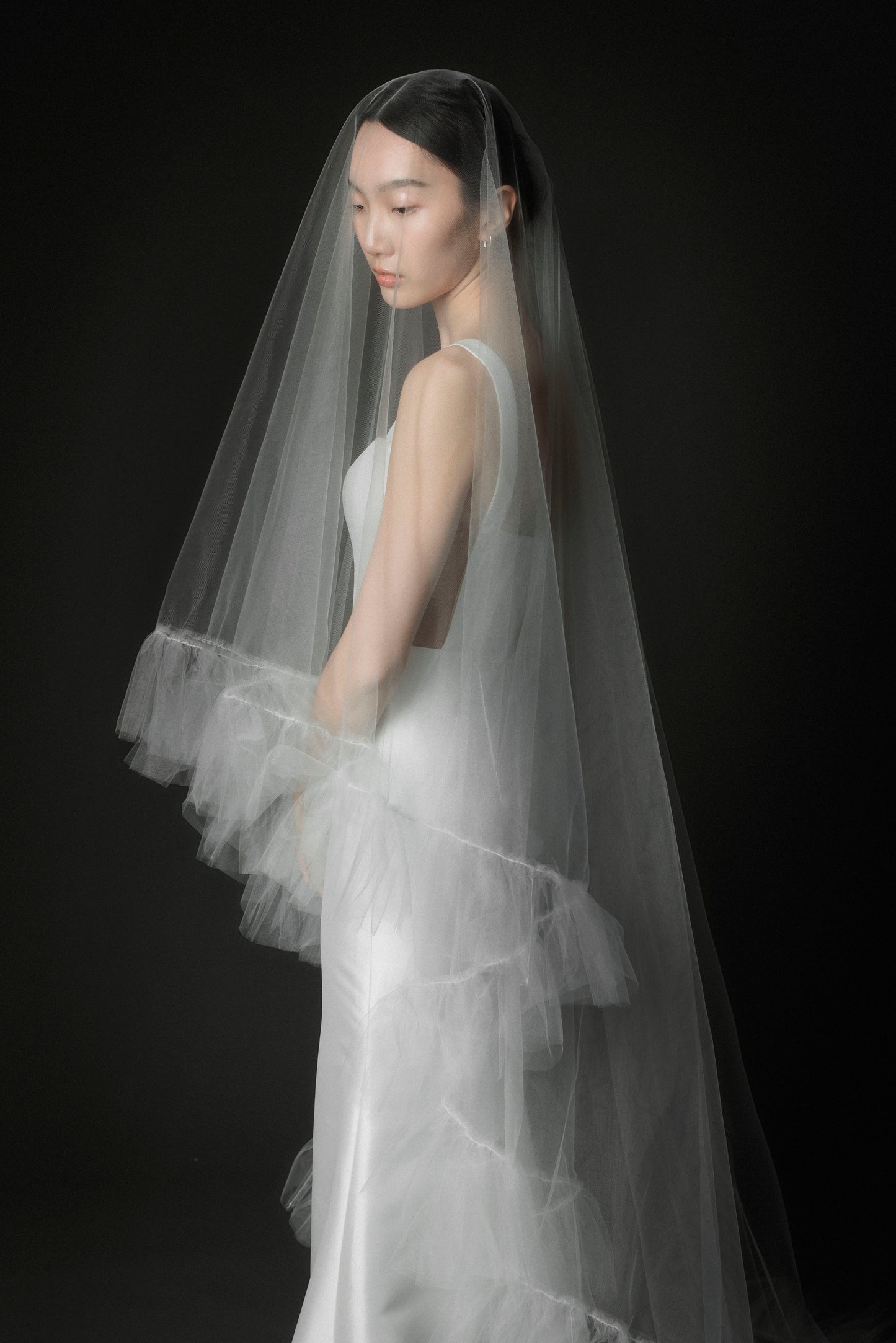 Frill Tulle Illusion Veil