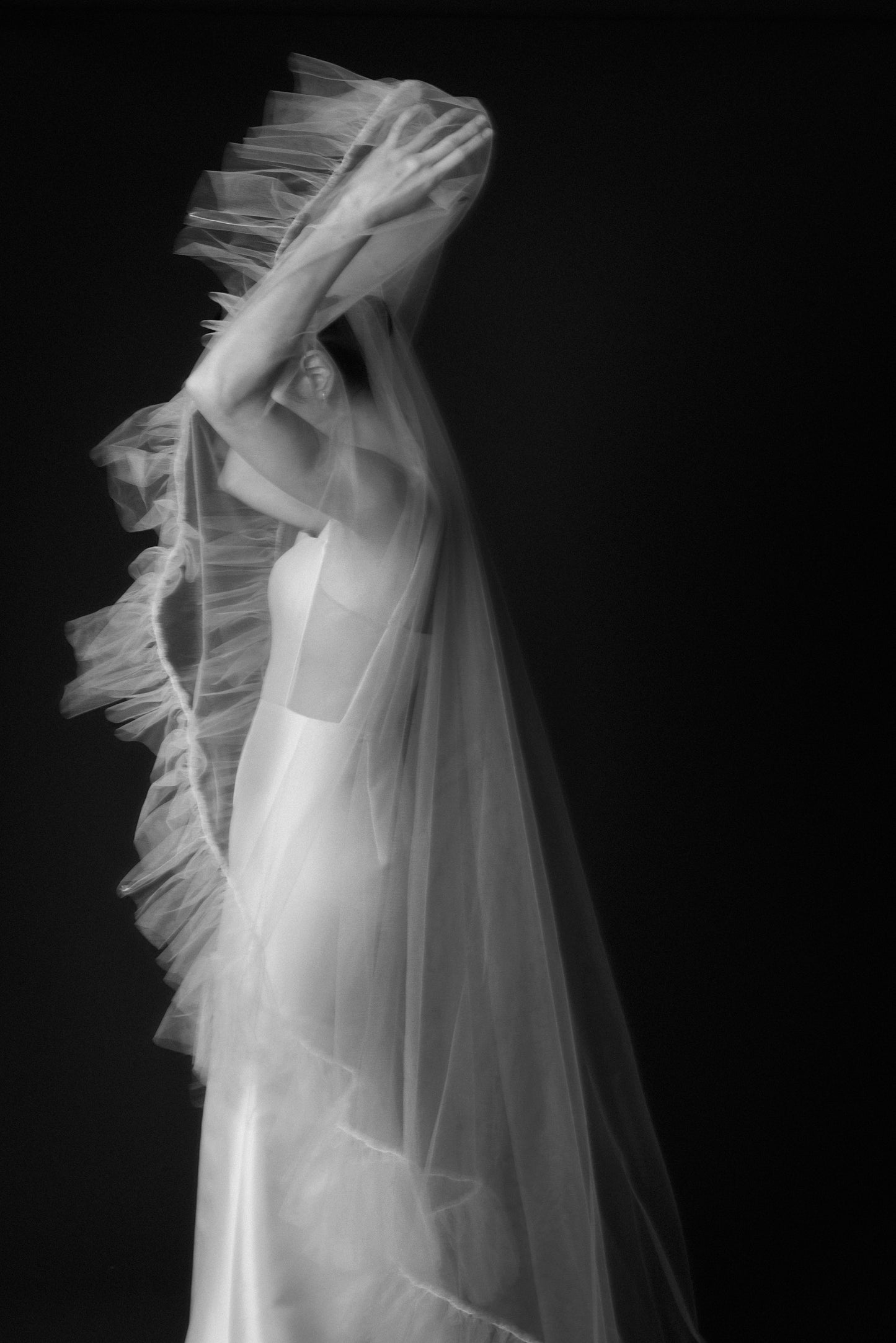 Frill Tulle Illusion Veil