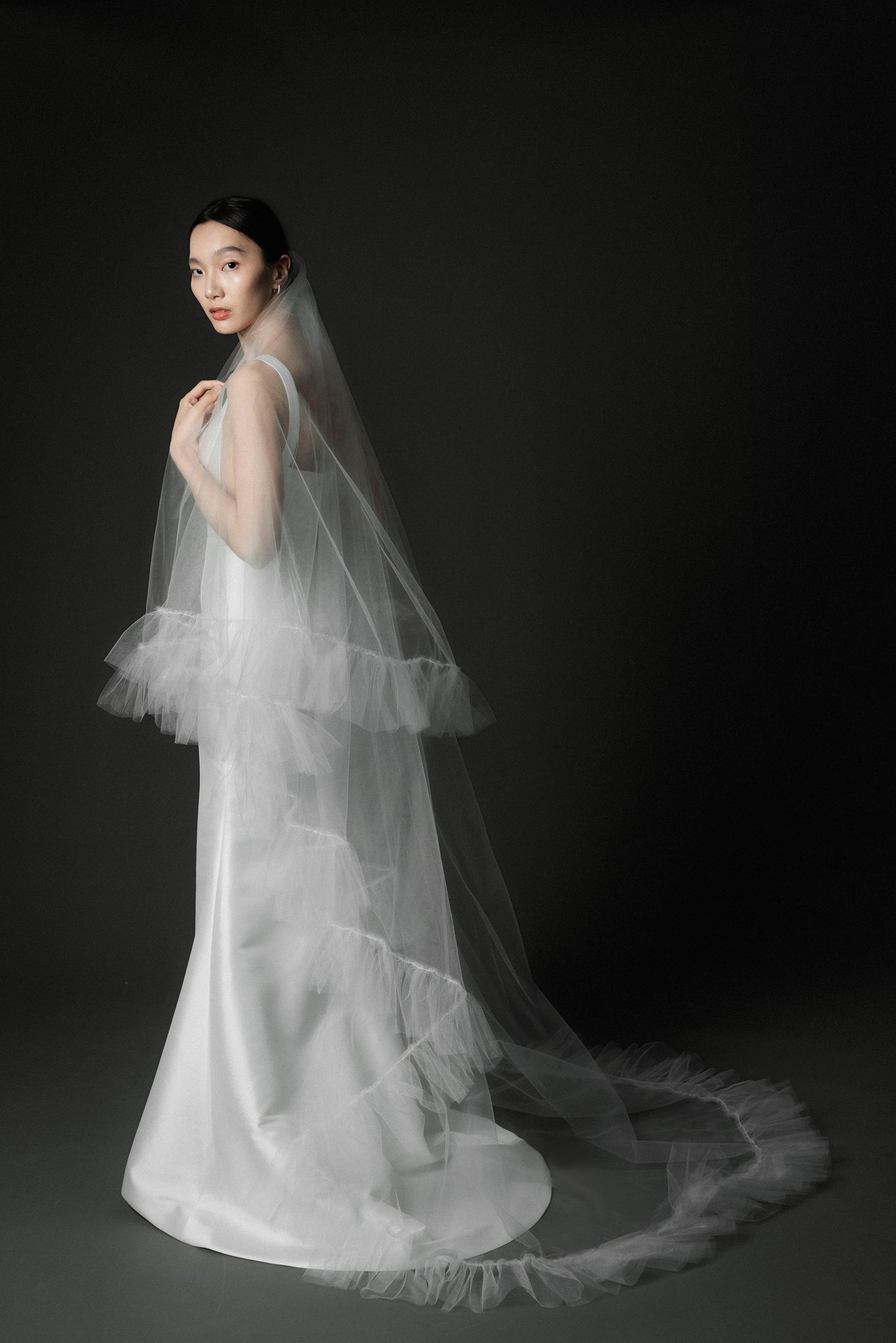 Frill Tulle Illusion Veil