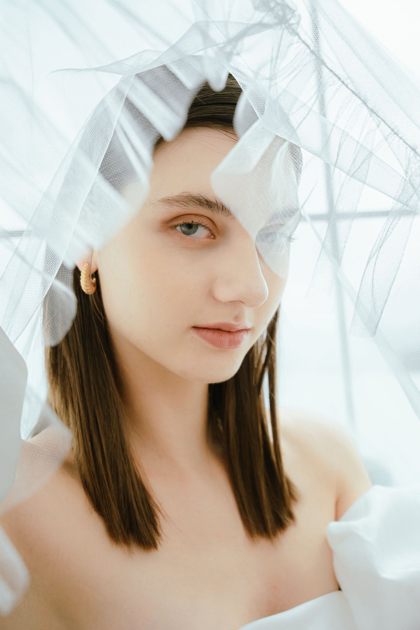 Frill Tulle Illusion Veil