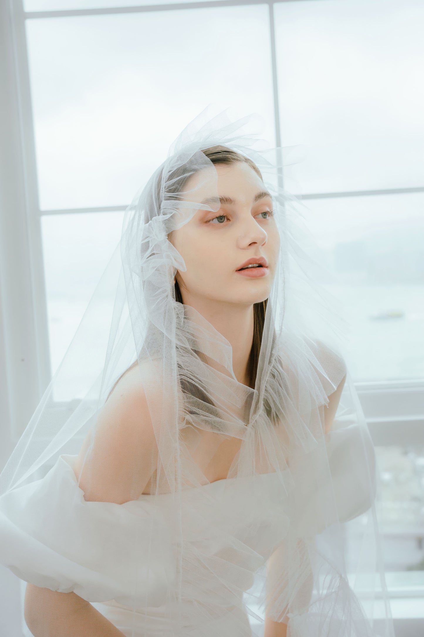 Frill Tulle Illusion Veil