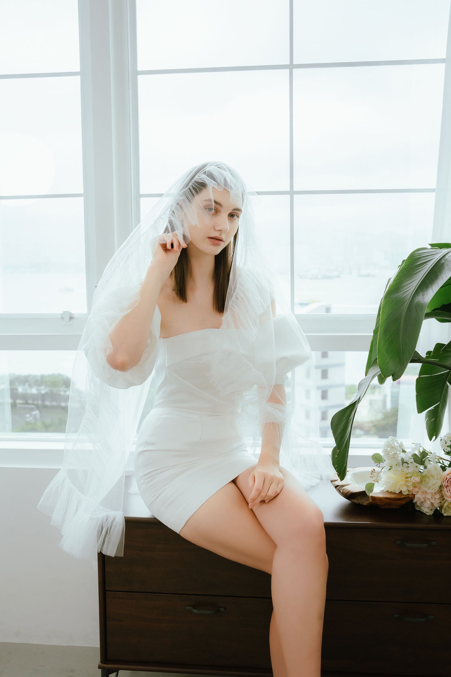 Frill Tulle Illusion Veil