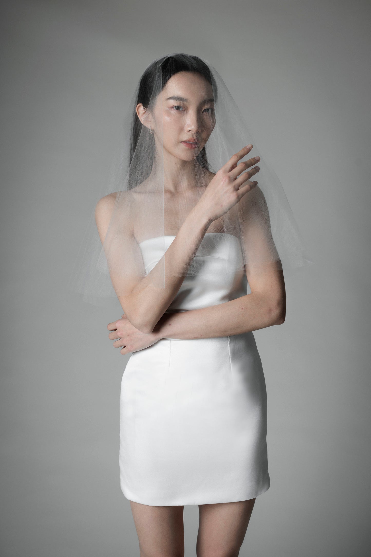 Drop veil - Waist Length 130 (in stock)