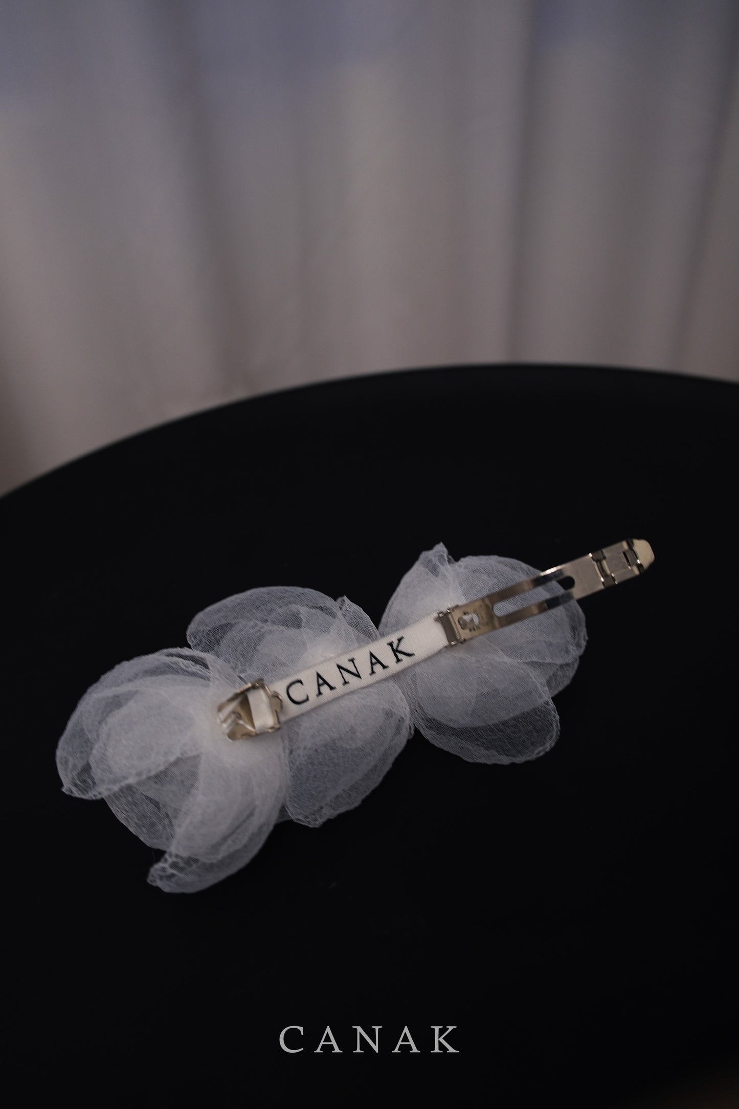 Peony Handcrafted Organza Hair Clip (made to order)