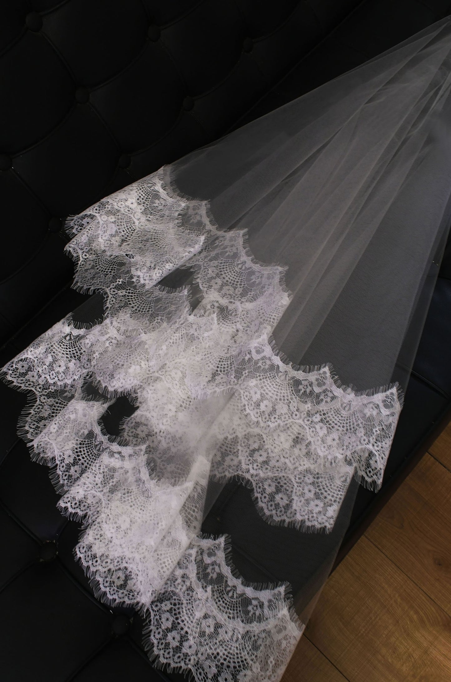 Tiana Eyelash Lace Veil