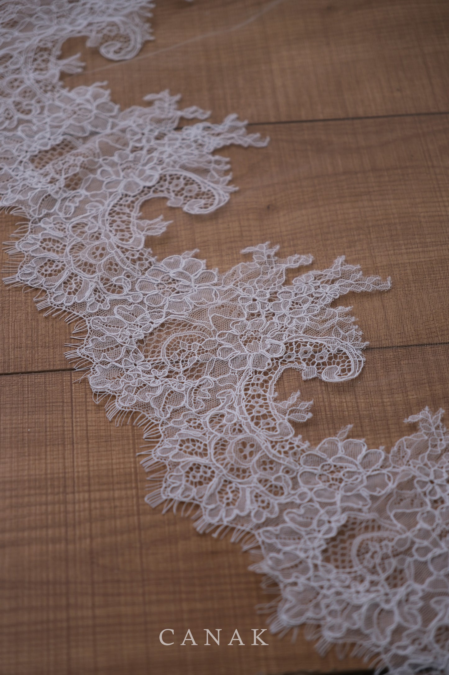 Aurelia Lace Veil (made to order)