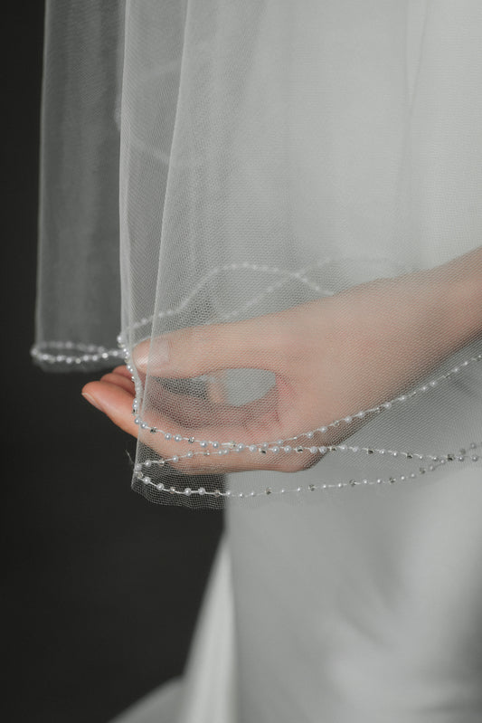 Tiny Beaded Veil