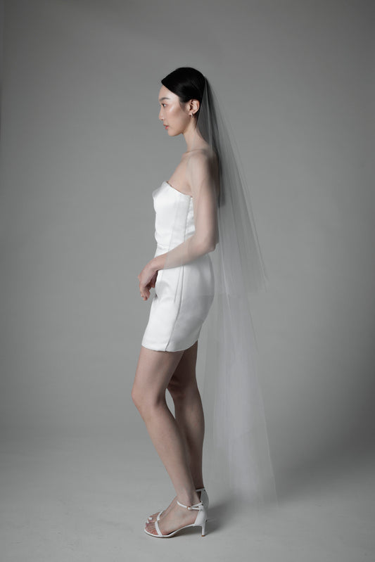 Drop Veil - Floor length 240 (in stock)
