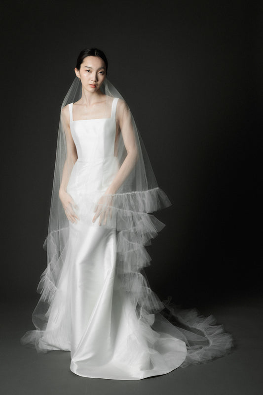 Frill Tulle Illusion Veil